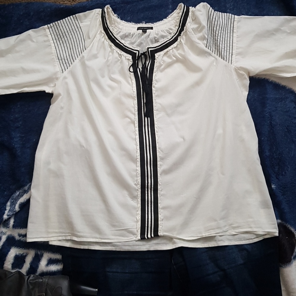Plus Size Women's Peasant Top